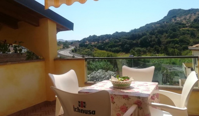 One bedroom appartement at Castelsardo 500 m away from the beach with sea view furnished terrace and wifi