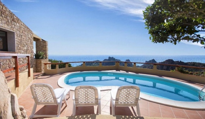 Costa Paradiso villa with sea view pool